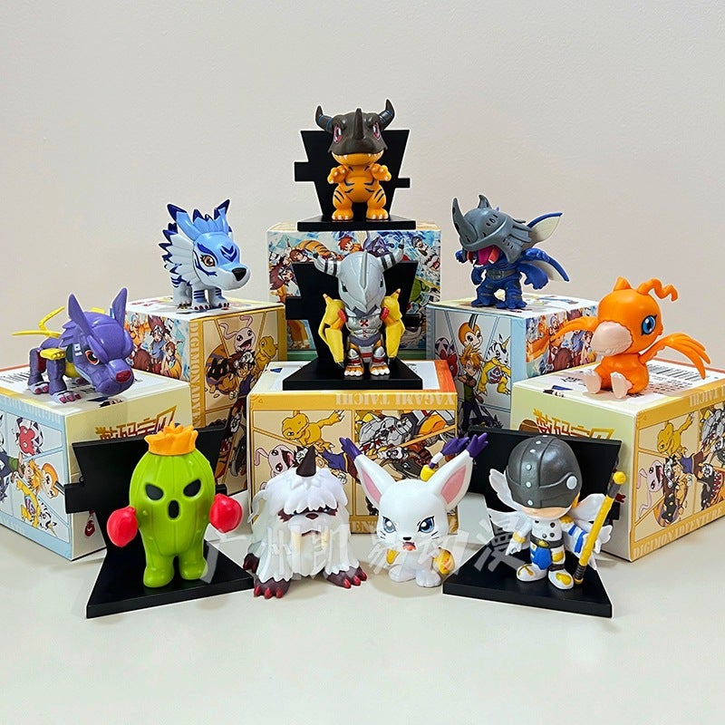 Digimon Fridge Magnets Set of 10 - PVC Figures (Blind Box) - Image 2