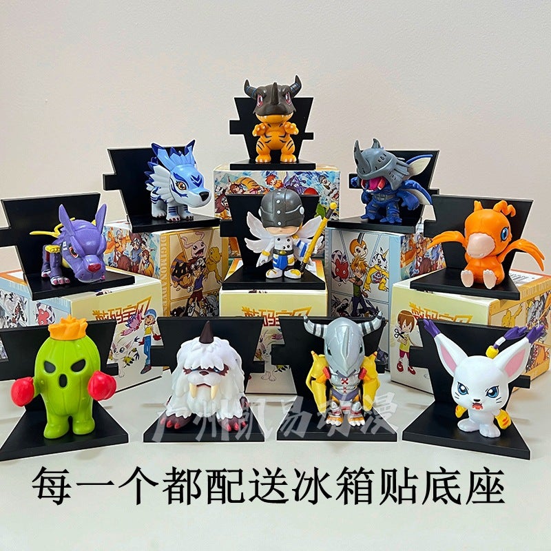 Digimon Fridge Magnets Set of 10 - PVC Figures (Blind Box) - Image 3