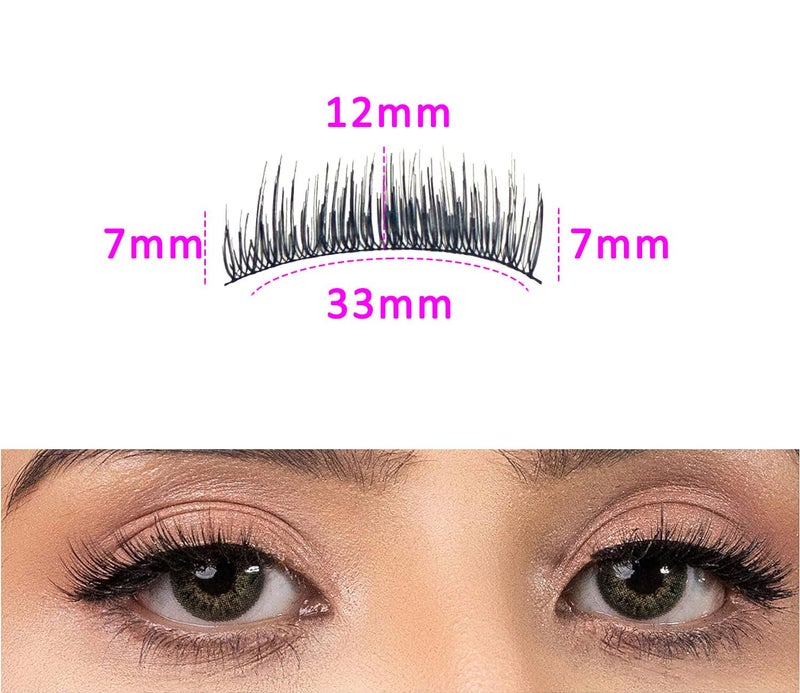 Massmot 10 Pairs False Eyelashes, Natural & soft Long Eyelashes, Wispy Handmade Fake Eyelashe (A0004) - Image 3