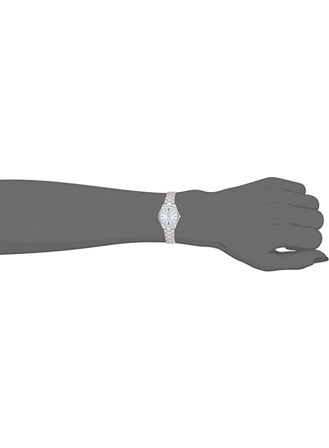 CASIO Women Dress Water Resistant Analog Watch LTP-V005D-2BU - 28 mm - Silver - Image 5