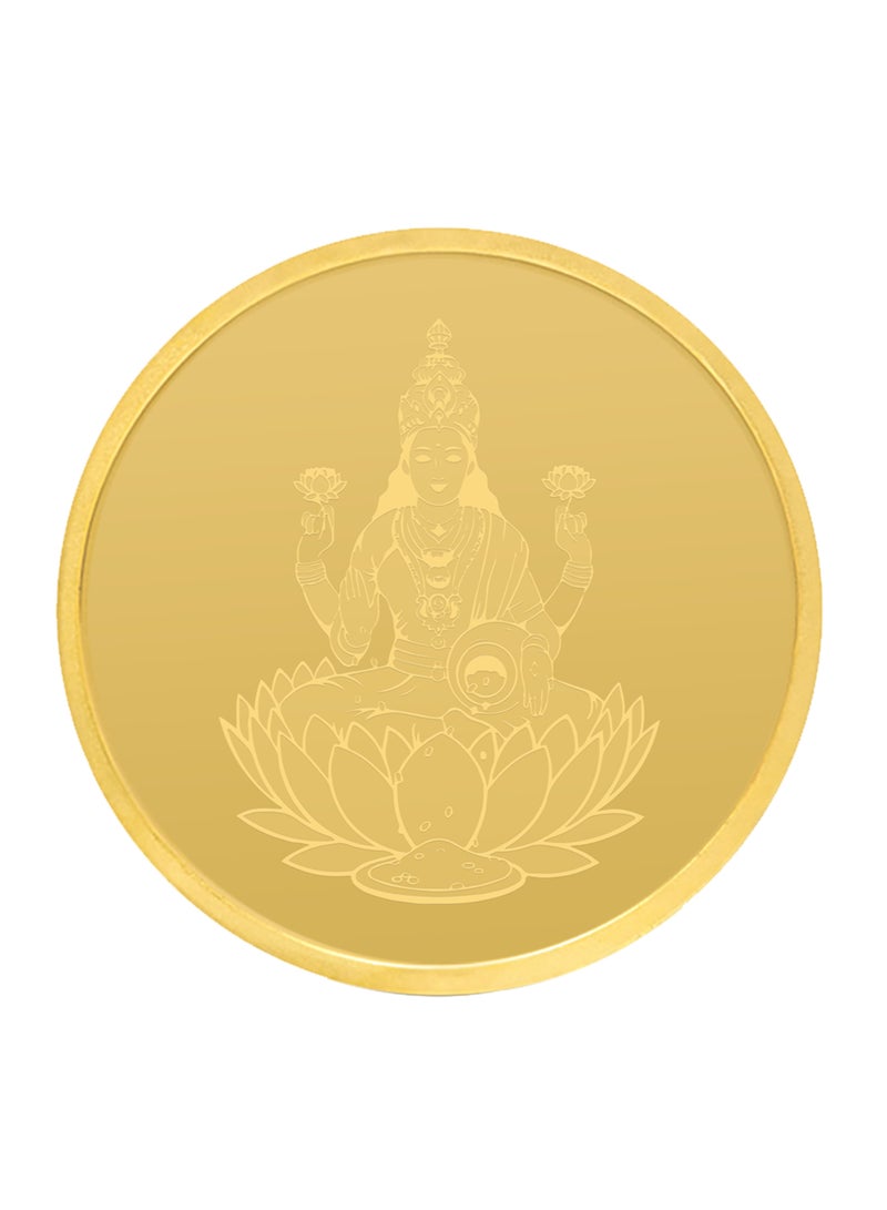 RG REFINERY Rafmoh Bullion 2 Gram 24k Gold Coin with Lakshmi Design - 2 Grams Gold Coin 24KT 999.9 Purity - Image 2