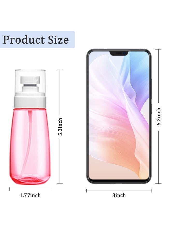 Cosywell Fine Mist Spray Bottle TSA Approved 3.4oz/ 100ml Empty Cosmetic Refillable Travel Containers Plastic Hair Spray Bottle Sprayer for Perfume Skincare Makeup Lotion (3color) - Image 2