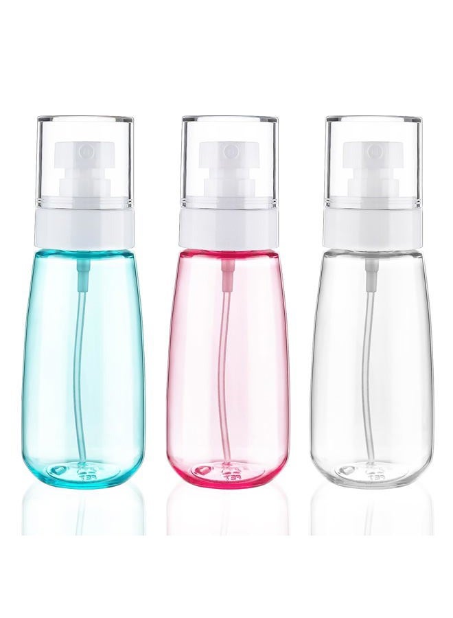 Cosywell Fine Mist Spray Bottle TSA Approved 3.4oz/ 100ml Empty Cosmetic Refillable Travel Containers Plastic Hair Spray Bottle Sprayer for Perfume Skincare Makeup Lotion (3color) - Image 1