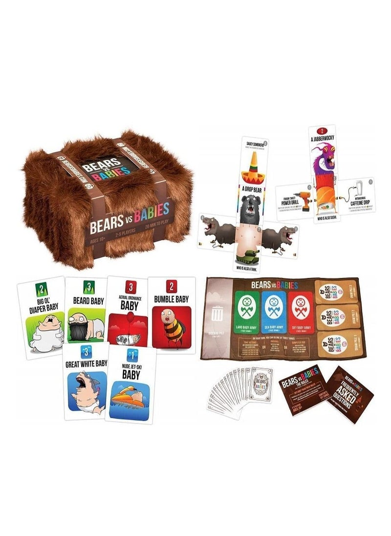 Exploding Kittens LLC Bears vs Babies by Exploding Kittens - A Monster-Building Card Game - Family-Friendly Party Games - Card Games For Adults, Teens & Kids  - Image 3
