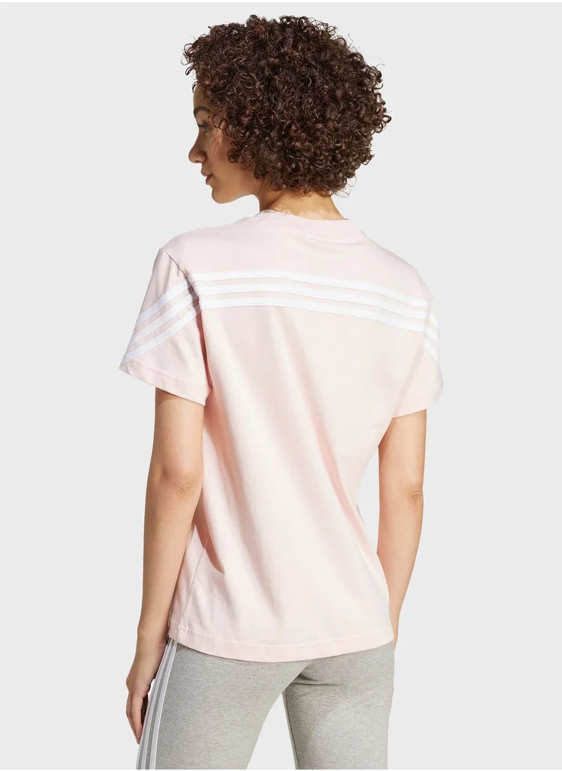 Adidas Future Icon 3 Stripe T-Shirt