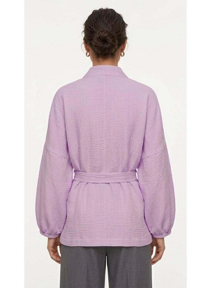 Carina Puff-Sleeve Cardigan - Image 2