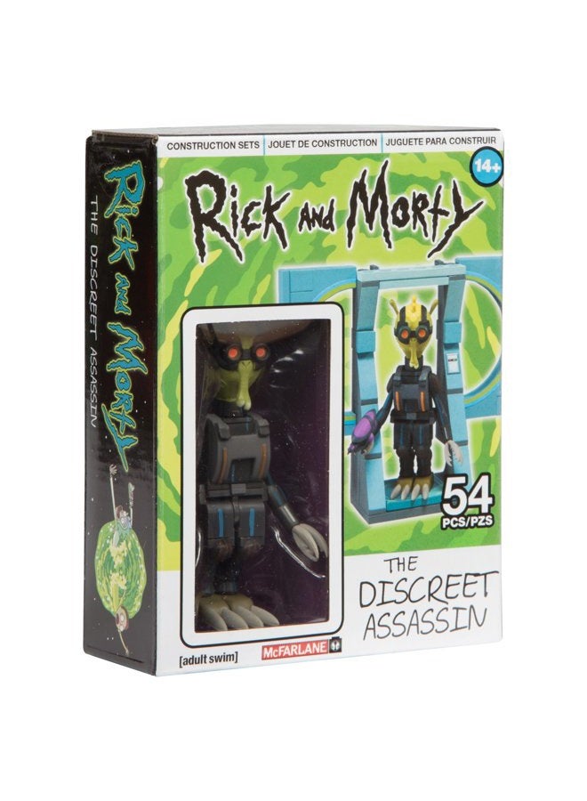 McFarlane Toys Rick & Morty The Discreet Assassin Micro Construction Set Playset - Image 2
