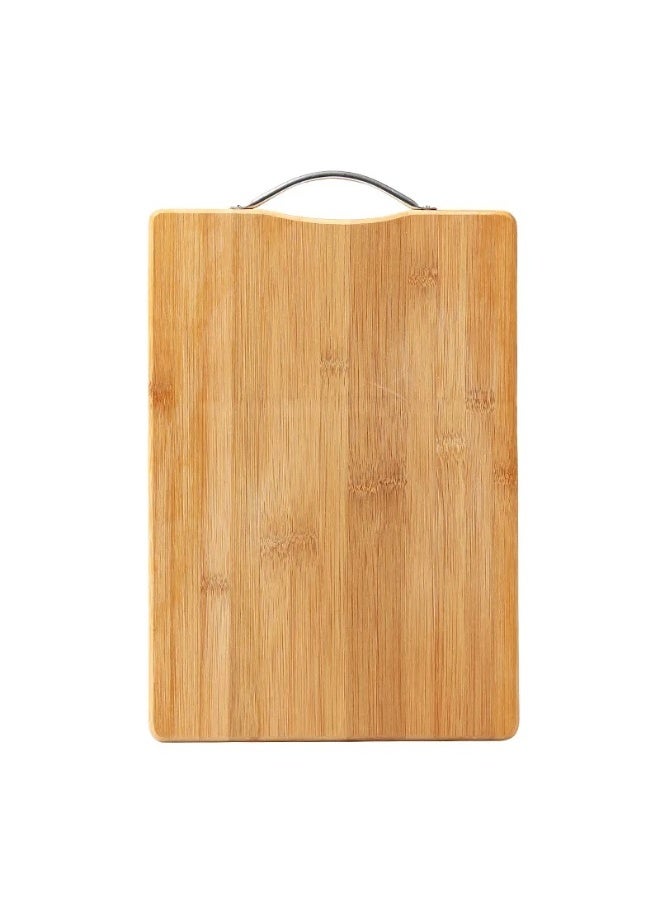 BLUBRAIN Extra Large Bamboo Cutting Board for Kitchen – Heavy Duty Chopping Board with Deep Juice Groove, Easy-Grip Handle, and Durable Natural Bamboo Design – Ideal for Home, Everyday Use, and Meal Prep - Image 1