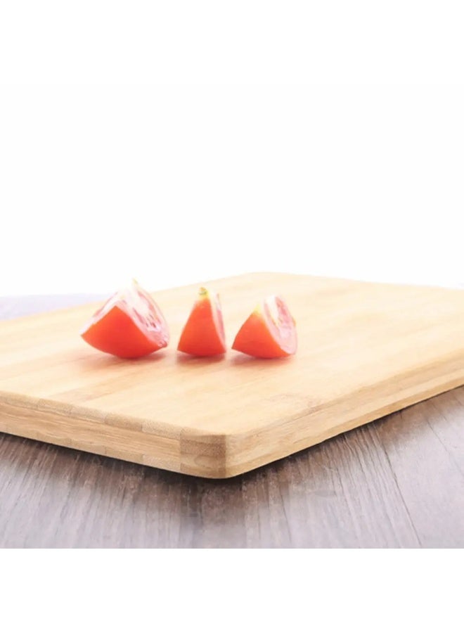 BLUBRAIN Extra Large Bamboo Cutting Board for Kitchen – Heavy Duty Chopping Board with Deep Juice Groove, Easy-Grip Handle, and Durable Natural Bamboo Design – Ideal for Home, Everyday Use, and Meal Prep - Image 5