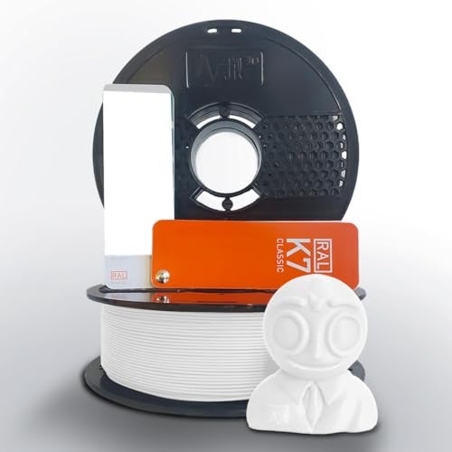 NFIL3D Premium High Strength PLA+ Snow White 3D Printer Filament | Dimensional Accuracy +/- 0.015mm |1.75mm | Easy to Print, No Clogging, Smooth Finish, Tangle-Free |Compatible with All 3D Printers - Image 1