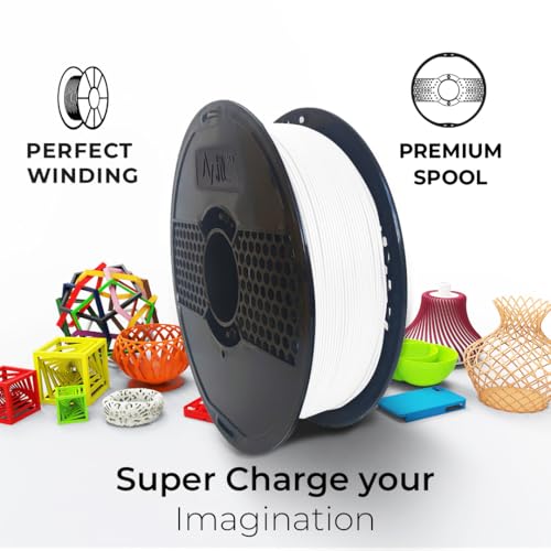 NFIL3D Premium High Strength PLA+ Snow White 3D Printer Filament | Dimensional Accuracy +/- 0.015mm |1.75mm | Easy to Print, No Clogging, Smooth Finish, Tangle-Free |Compatible with All 3D Printers - Image 3