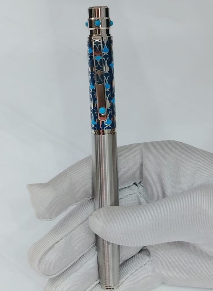 قلم رجالي مميز وفخم غطاء وفر تيفاني