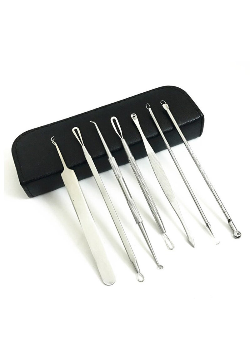 Cool Baby 7 Pcs Blackhead Whitehead Popping Pimple Remover Acne Extractor Tools Kit  - Image 4