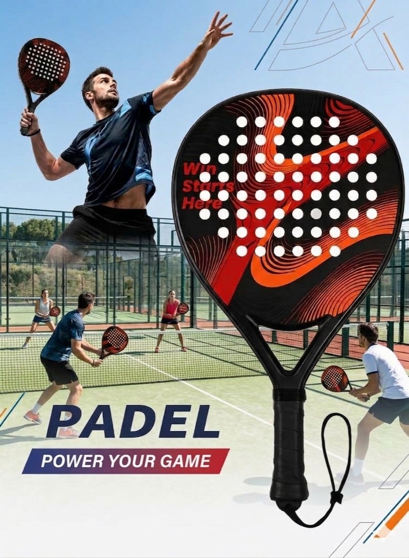 Cyber Full Carbon Fiber Padel Racket Paddleball Racquet - Image 4