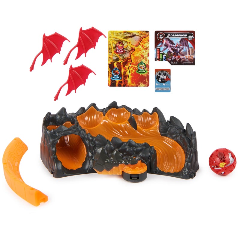 BAKUGAN Bakugan Training Set with Titanium Dragonoid, Dragon Clan Themed, Customizable Action Figure, Trading Cards, and Playset, Kids Toys for Boys and Girls 6 and up  - Image 4