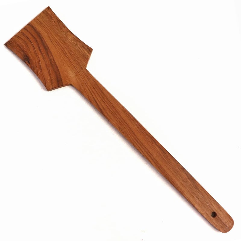 KITCHEN 101 Kitchen 101 Handcrafted Premium Teak Wooden Spatula Set of 3 Wooden Set for Kitchen Non Stick Spatula Set Dosa Palta Spatula Wooden Spoon Set Wooden Karchi for Cooking - Image 4
