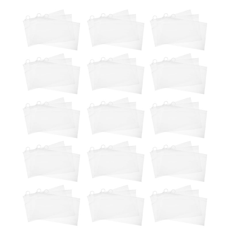 50 Pcs Frosted Zippered Makeup Organizer Bags Versatile Travel Toiletry Pouch For Lingeries Underwear Compact Purse Storage - Image 2