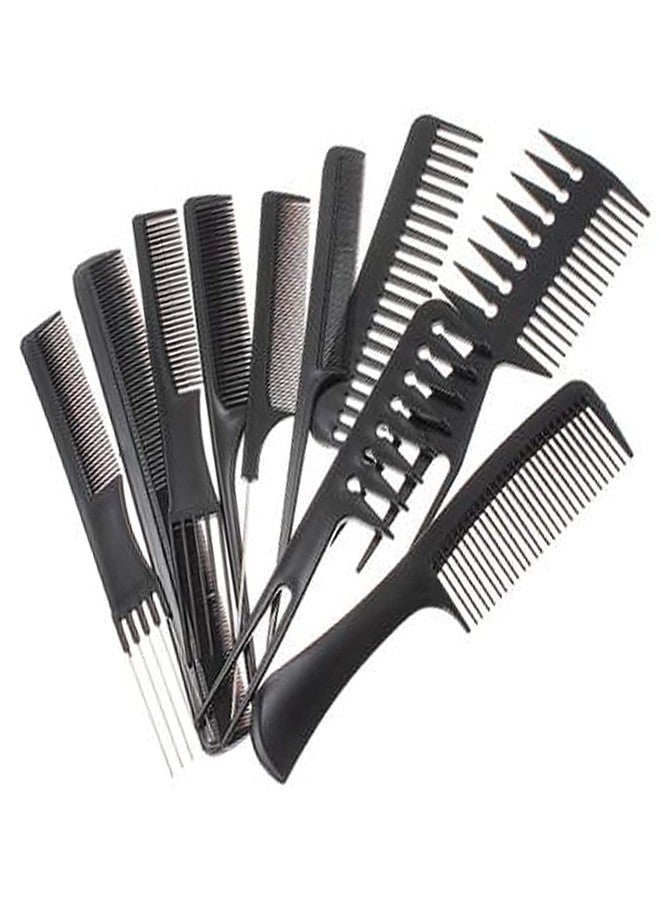 GOTIPRIDE Hair Comb Set Hairdresser 10 Pcs Professional Styling for Hair Stylers Barbers Salon Family for Men and Women - Image 4