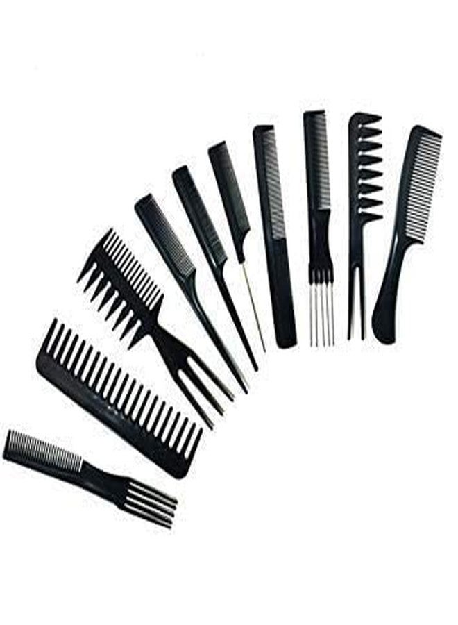 GOTIPRIDE Hair Comb Set Hairdresser 10 Pcs Professional Styling for Hair Stylers Barbers Salon Family for Men and Women - Image 2