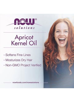 now Solutions, Apricot Kernel Oil, Hair Moisturizer, Rejuvenating Skin Oil, Softens Fine Lines, 4-Ounce  - Image 4