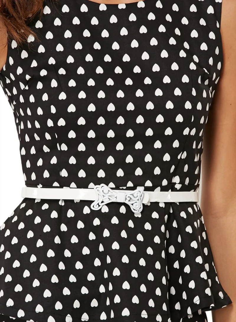 Ginger Peplum Top & Shorts Set