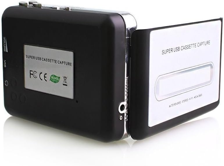 Microware USB Cassette to MP3 Converter Capture, Portable Audio Tape-to-MP3 Player Switcher Converter - Image 5