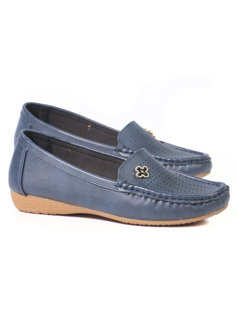 SD.Felano - Women's Loafers Shoes | Leather, Soft Bottom, Casual and Comfy Slip-On Loafers Shoes for Women, Girls & Ladies | Walking Women's Loafers for Office, Work & Travel - Image 1