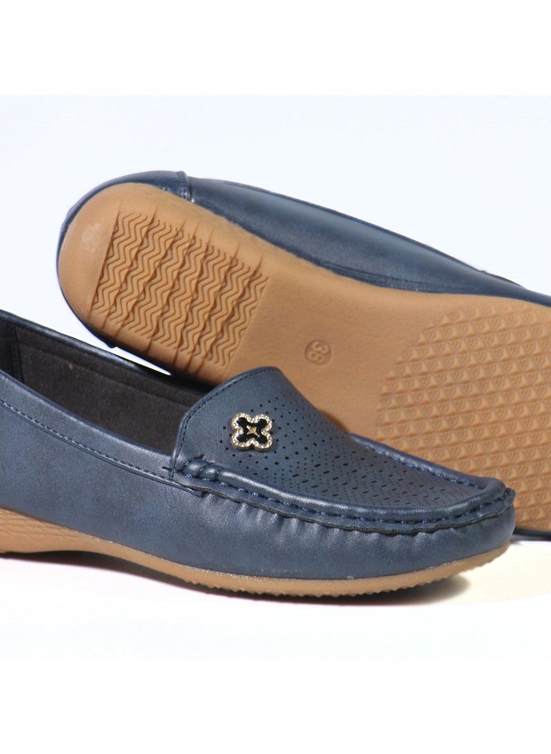 SD.Felano - Women's Loafers Shoes | Leather, Soft Bottom, Casual and Comfy Slip-On Loafers Shoes for Women, Girls & Ladies | Walking Women's Loafers for Office, Work & Travel - Image 1