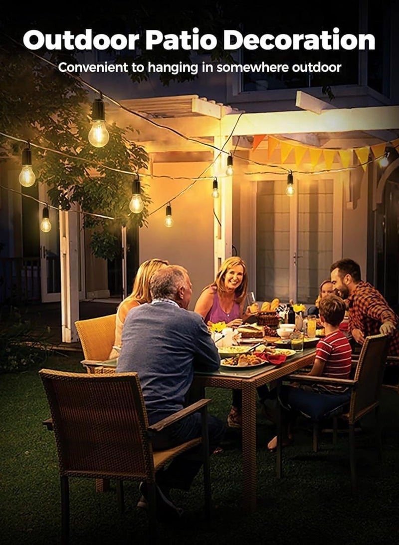 لمبة معلقة غير قابلة للكسر | لمبة طوارئ قابلة لإعادة الشحن عبر USB | لمبة معلقة ديكورية بثلاثة أوضاع إضاءة | مثالية للتخييم، الشرفات، الفناء والداخلية - Image 4