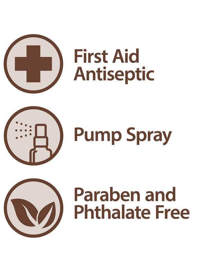 Globe (3 Pack) Globe Hydrogen Peroxide 3% First Aid Antiseptic Topical Solution USP Spray Bottle, 2 Fl. Oz Convenient Pump Spray Bottle  - Image 2