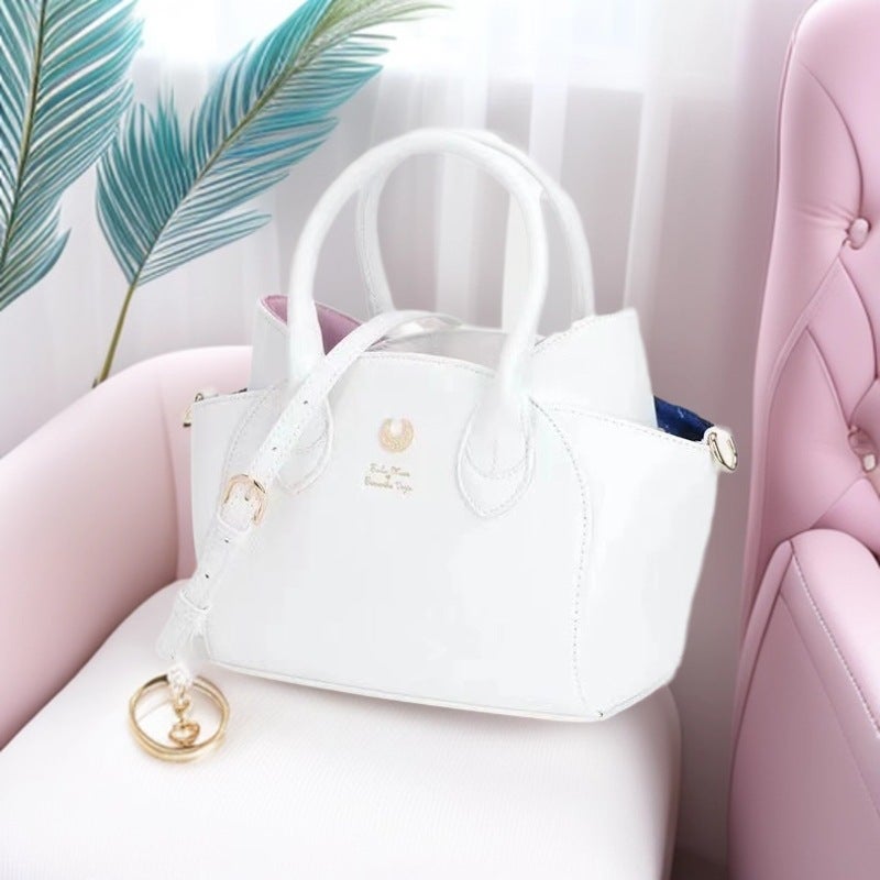 Pre-Sale Japanese Samanha Series Sailor Moon Shoulder Handbag Cross Pattern Dumpling Bag Cat Ear Bag - Image 4