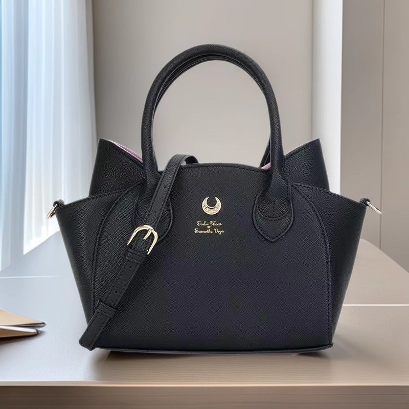 Pre-Sale Japanese Samanha Series Sailor Moon Shoulder Handbag Cross Pattern Dumpling Bag Cat Ear Bag - Image 2