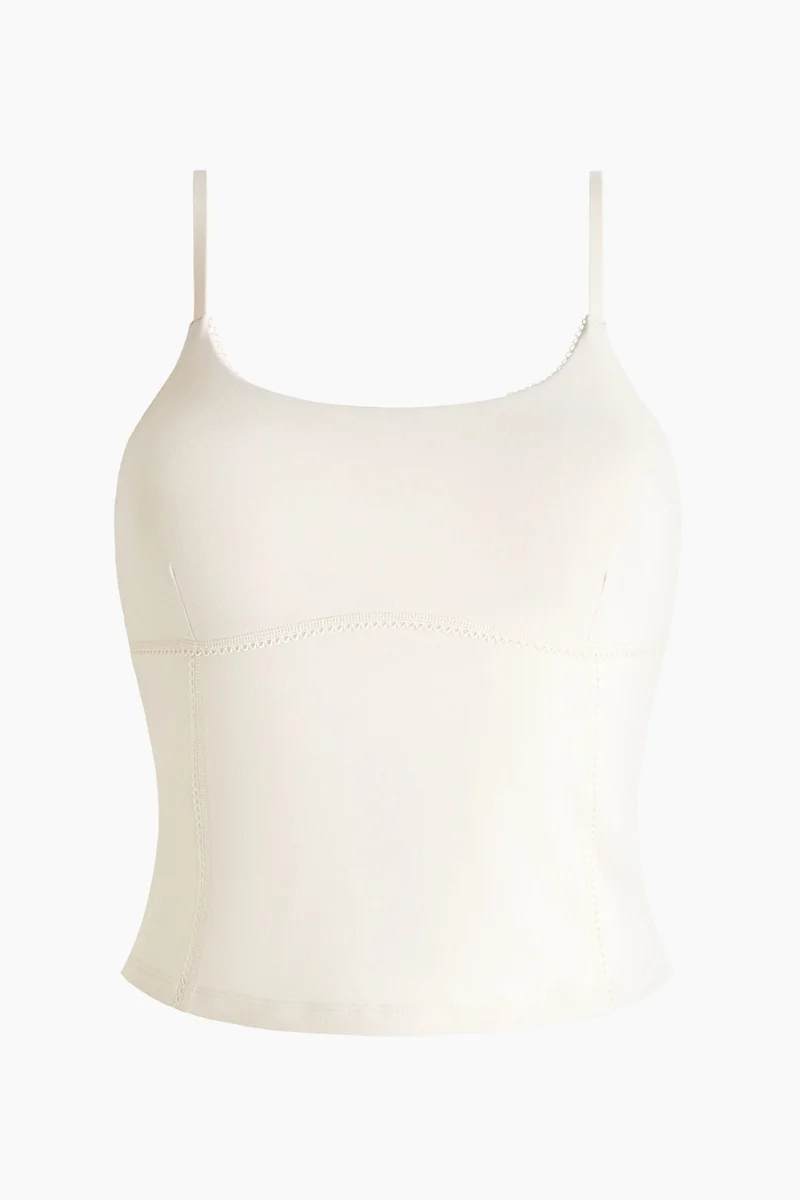 H&M Integral-bra sports strappy top with SoftMove™