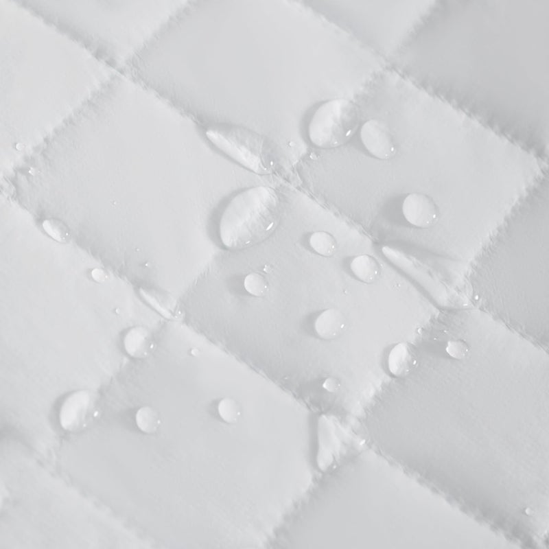 NTBAY 2 Pack Waterproof Mini Crib Mattress Protector  Quilted 24""x38"" Fitted Mattress Cover - Machine Washable - Soft and Breathable Baby Mattress Pad Sheet for Mini Crib and Baby Playards  Navy Blue - Image 4