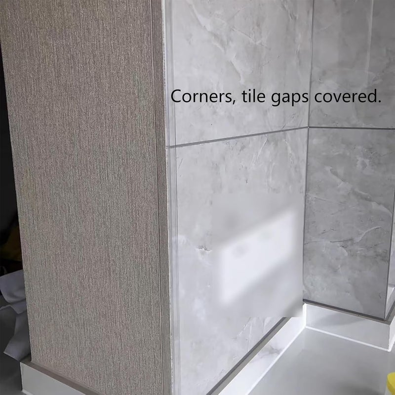 Plastic Edge Protector, Household Transparent Waterproof PVC Corner Protector, Self-Adhesive, Suitable for All Kinds of Walls, Edge Protector.1.7x120cm/0.7x47in - Image 5