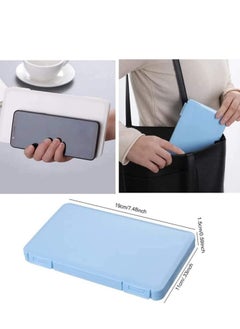 Y&D Mask Holder Portable Storage, Clips Containers Disposable Face Organizer Dustproof for Box Pollution Prevention Container Plastic Seal Case  - Image 3