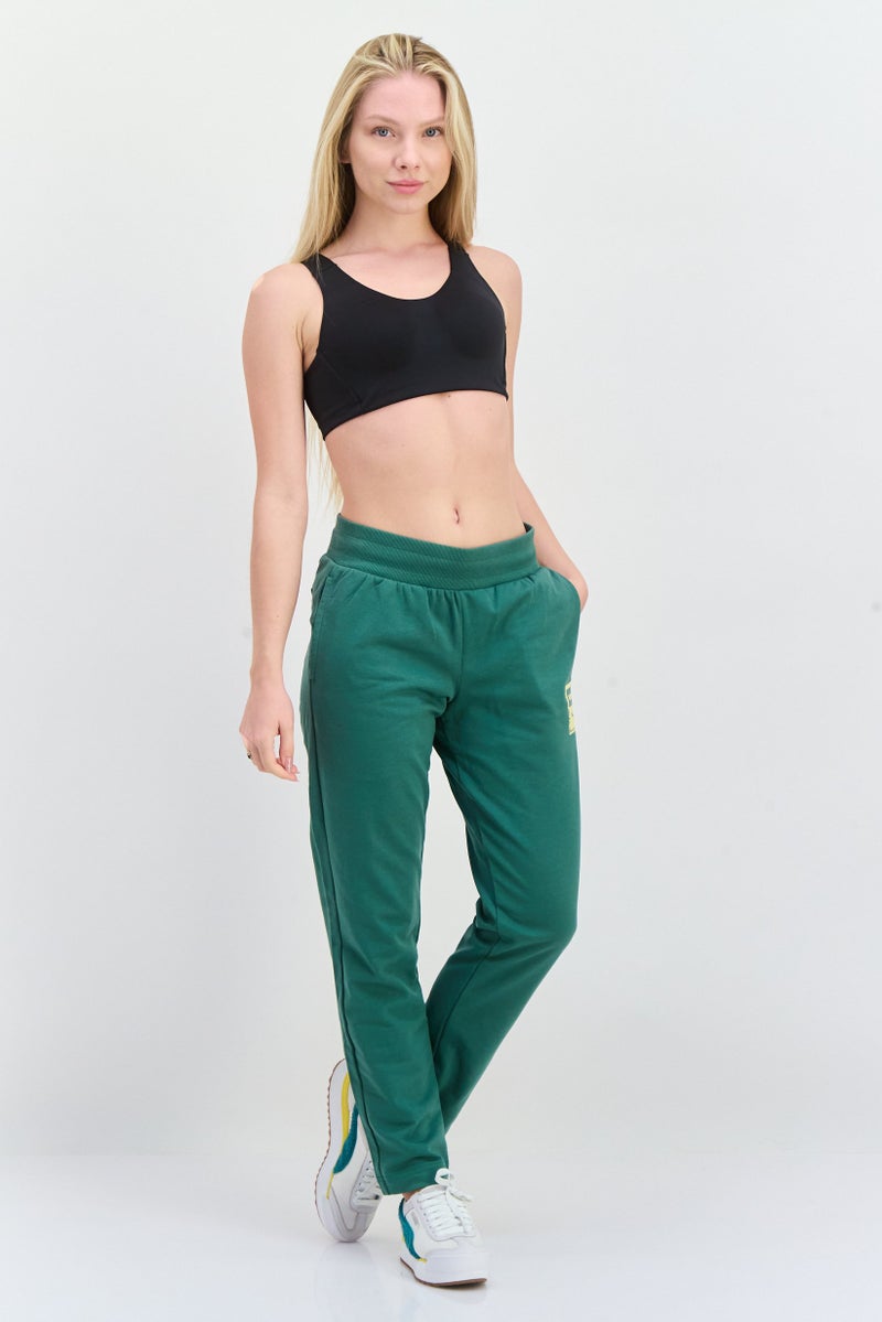 PUMA Women Sportswear Fit Training Track Pants, Green  - Image 4