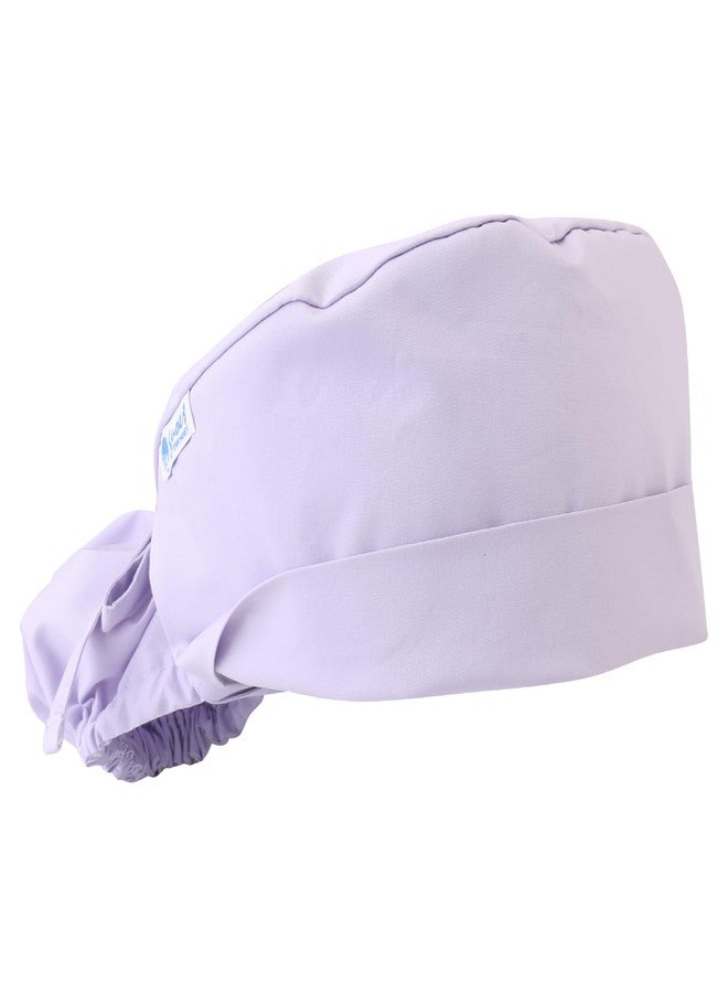 GUOER Scrub Caps for Women Long Hair Tie Back Working Caps Can Store Long Hair One Size (LH22C) - Image 4