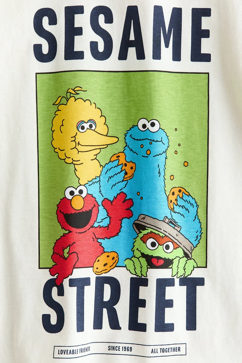 H&M Printed oversized T-shirt