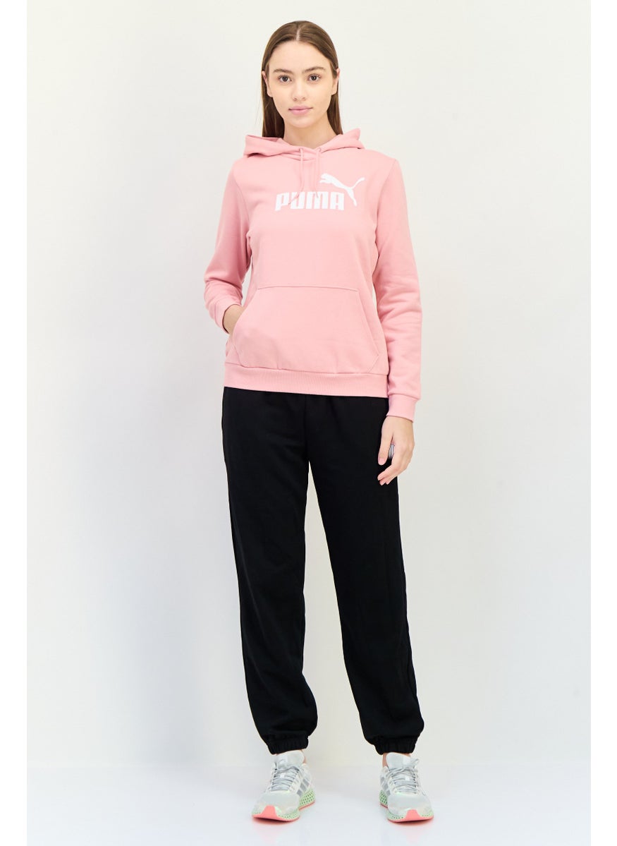 PUMA Women Sportswear Fit Long Sleeve Outdoor Hoodies, Pink  - Image 4