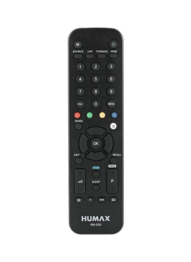 Humax Remote Control For Humax Receivers H04S Black  - Image 2