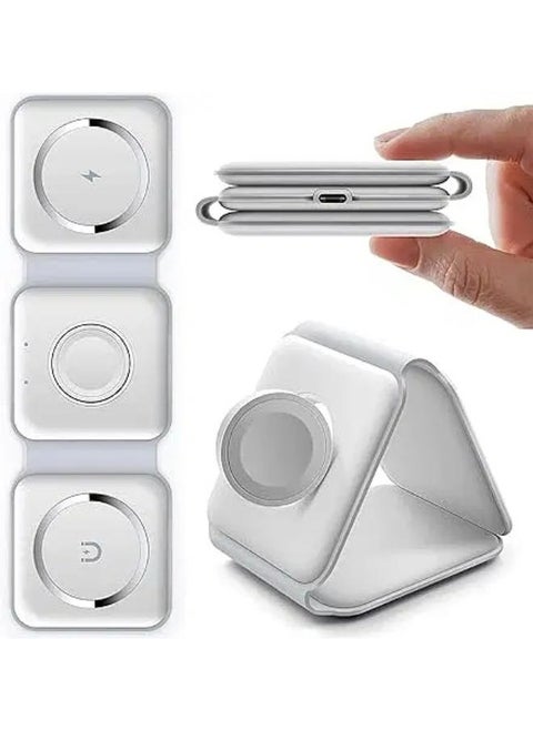 3-in-1 Fast Magnetic Wireless Charger