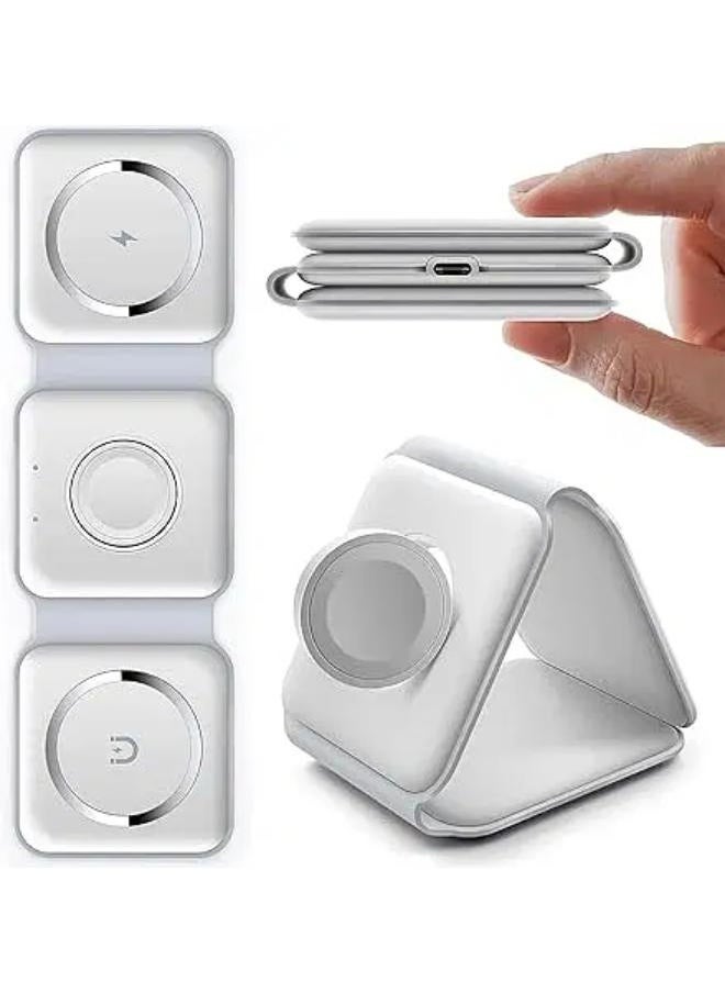 Generic - 3-in-1 Fast Magnetic Wireless Charger - Image 1