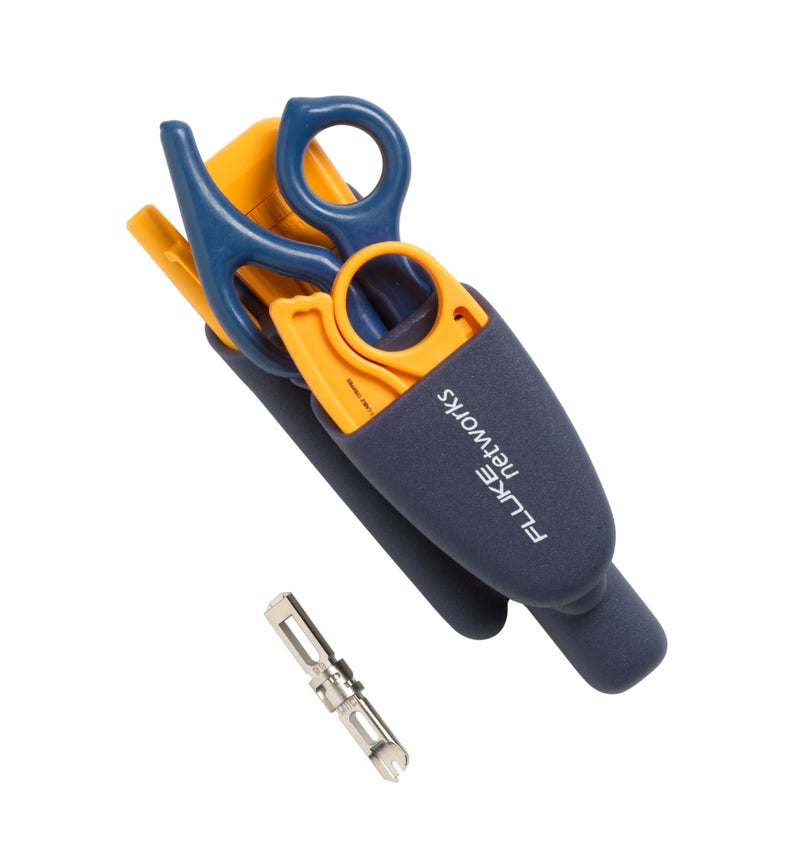 Fluke Networks 11291000 Pro-Tool Kit IS40 with Punch Down Tool, Kit with cable snips, strippers & pouch - Image 4