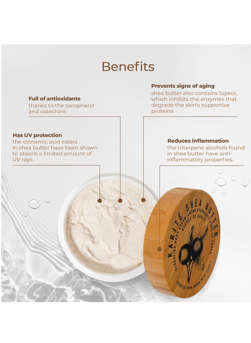 Karité Crème Corps Mini Shea Butter Body Cream | Hydrating Moisturizer for Dry & Sensitive Skin | Dermatologist-Formulated and Approved | Cruelty-free & Hypoallergenic for all Skin Types - 1.7fl oz - Image 2