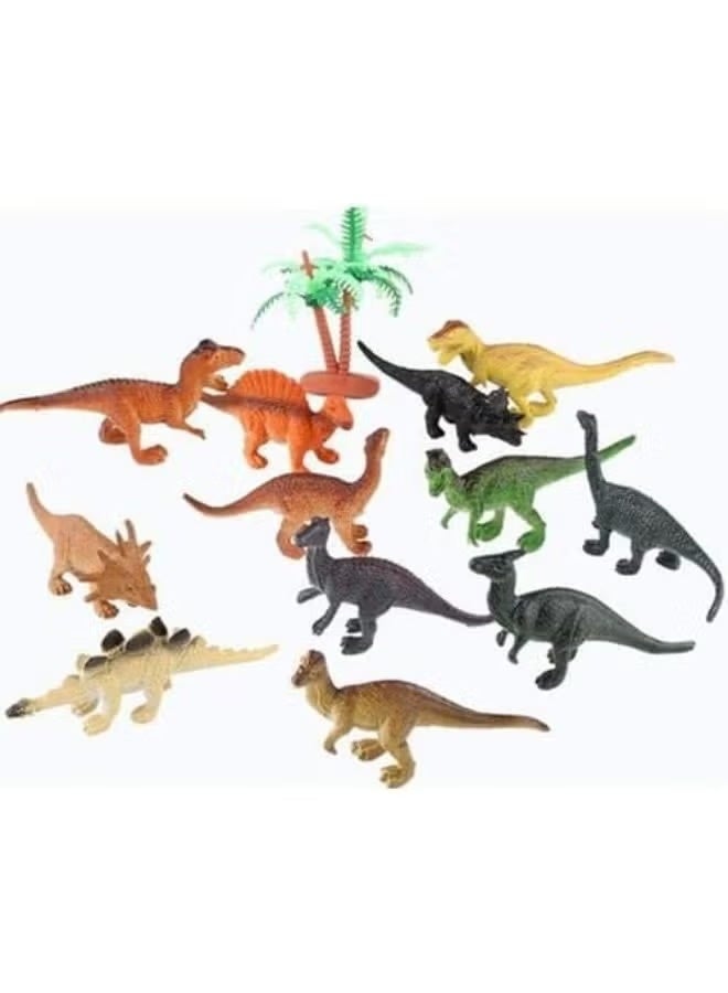 BUYCO 13-Piece Mini Dinosaur Toy Set with Storage Box – Realistic Dinosaur Figures for Kids, Educational & Fun Animal Playset - Image 2