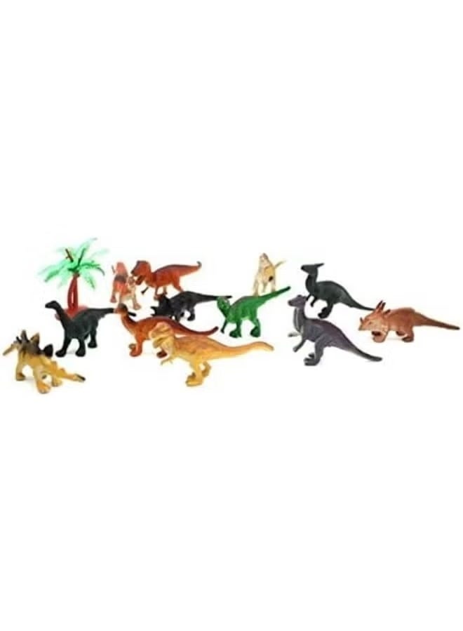 BUYCO 13-Piece Mini Dinosaur Toy Set with Storage Box – Realistic Dinosaur Figures for Kids, Educational & Fun Animal Playset - Image 4