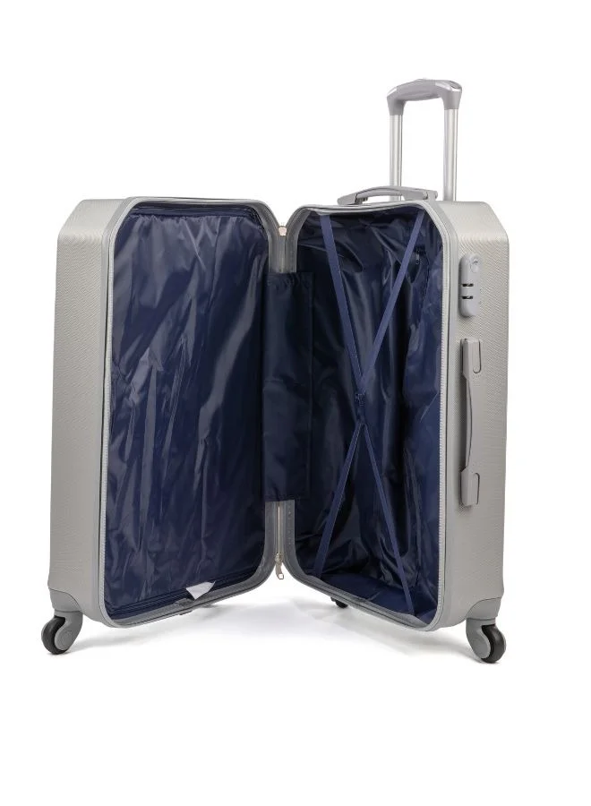 LIMRA Luggage set 6 pieces travel Bags with a distinctive design from limra silver