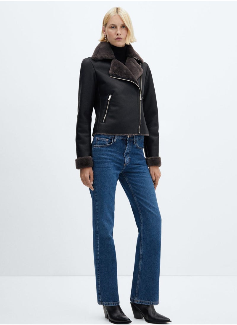 MANGO - Zip Neck Jacket - Image 1