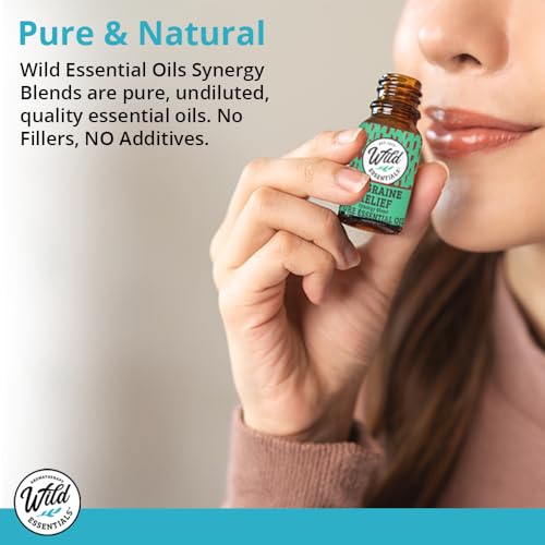 mEssentials Wild Essentials Focus 100% Pure Essential Oil Synergy Blend 2 Pack 10ml, Therapeutic Grade Concentration Formula for Mental Clarity, Study, Work, Test, Interview, Attention Made in The USA - Image 3